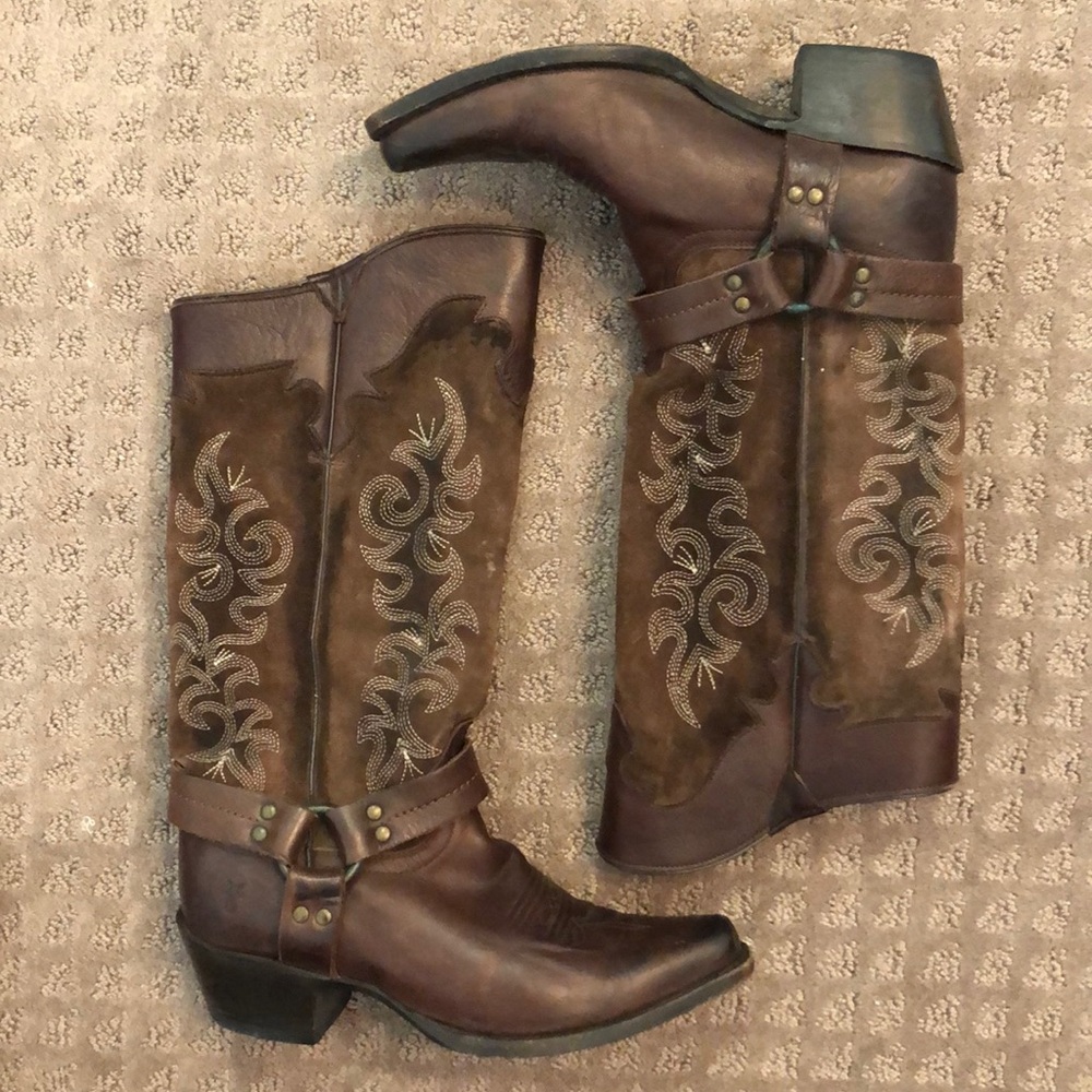 Frye cowboy boots